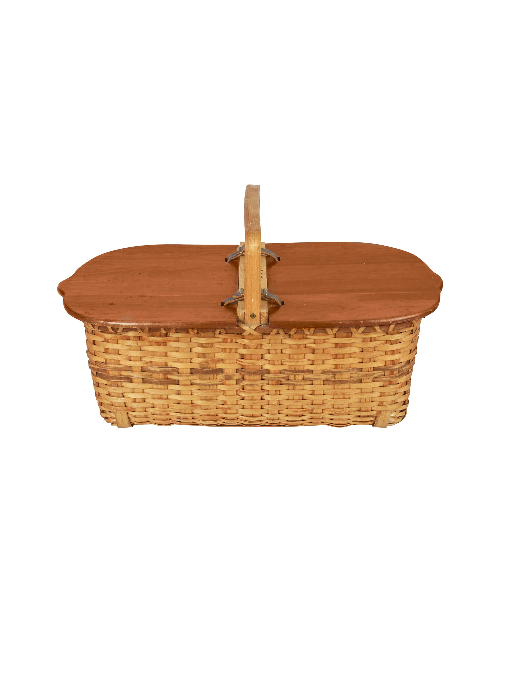Vintage Grand Lake Stream Shore Lunch Basket Weston Table