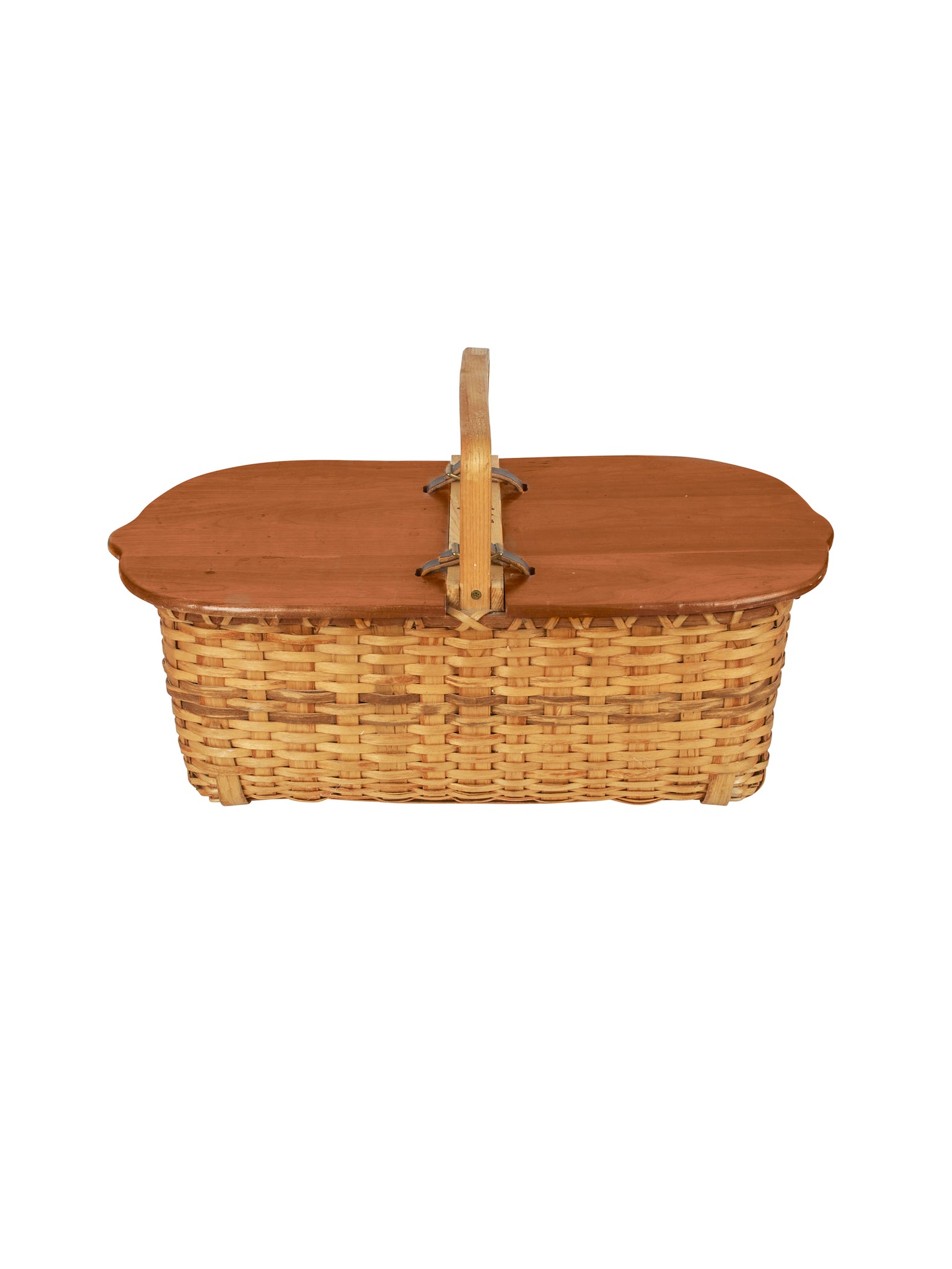 Vintage Grand Lake Stream Shore Lunch Basket Weston Table