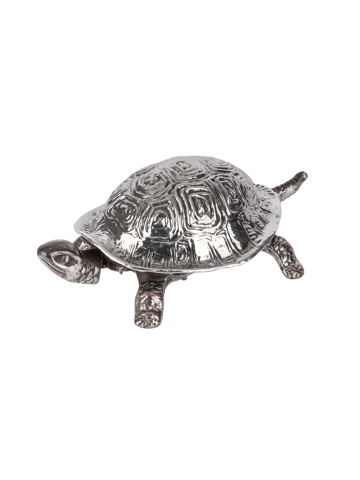 Vintage Grey & Co. Sterling Silver and Steel Tortoise Table Bell Weston Table