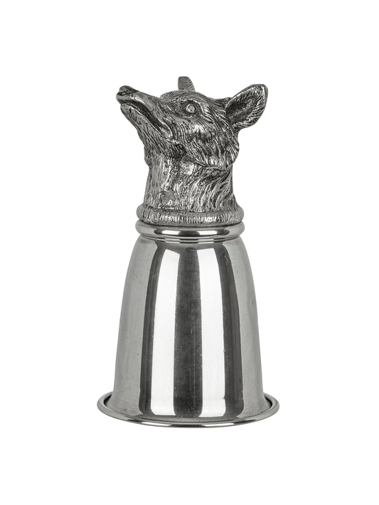 Vintage Gucci Fox Silver Plate Stirrup Cup Weston Table