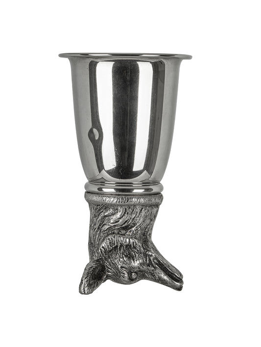 Vintage Gucci Fox Silver Plate Stirrup Cup Weston Table
