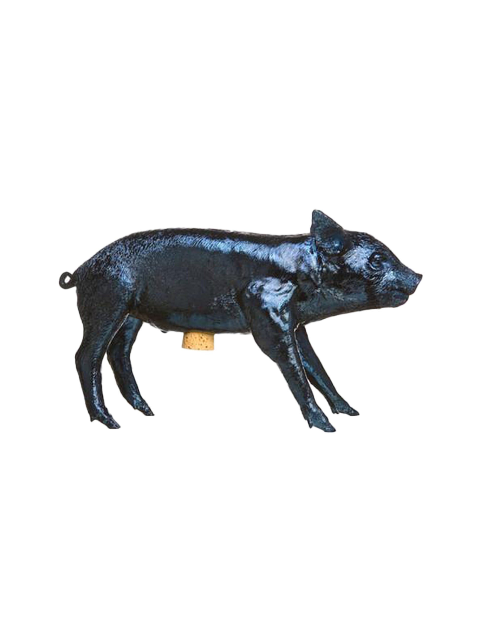 Vintage Harry Allen Pig Bank Navy Chrome Wston Table