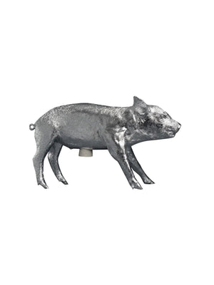  Vintage Harry Allen Pig Bank Chrome Weston Table 