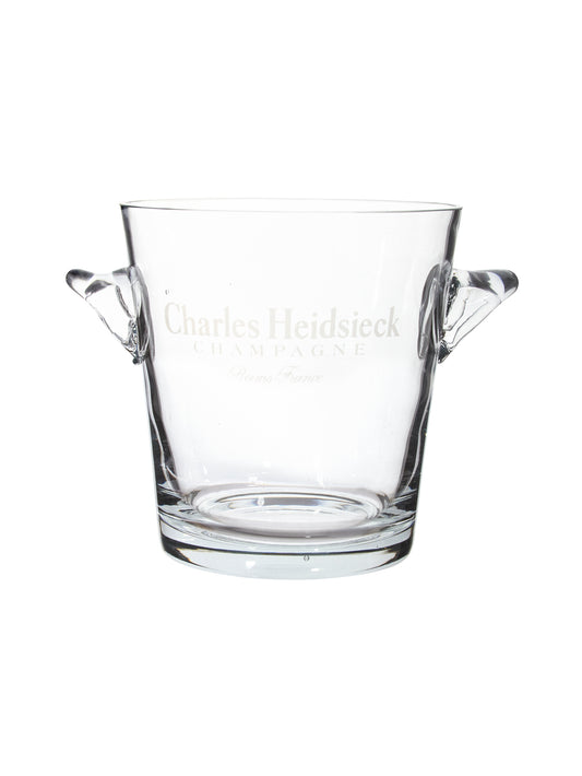 Vintage Heidsieck Glass Champagne Bucket Weston Table