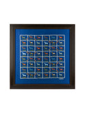 Vintage Hermes Horses in the Paddock Large Silk Scarf Framed Art Weston Table