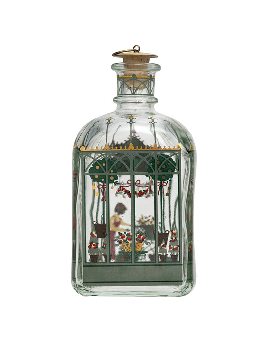 Vintage Holmegaard Christmas Flower Market Decanter Weston Table