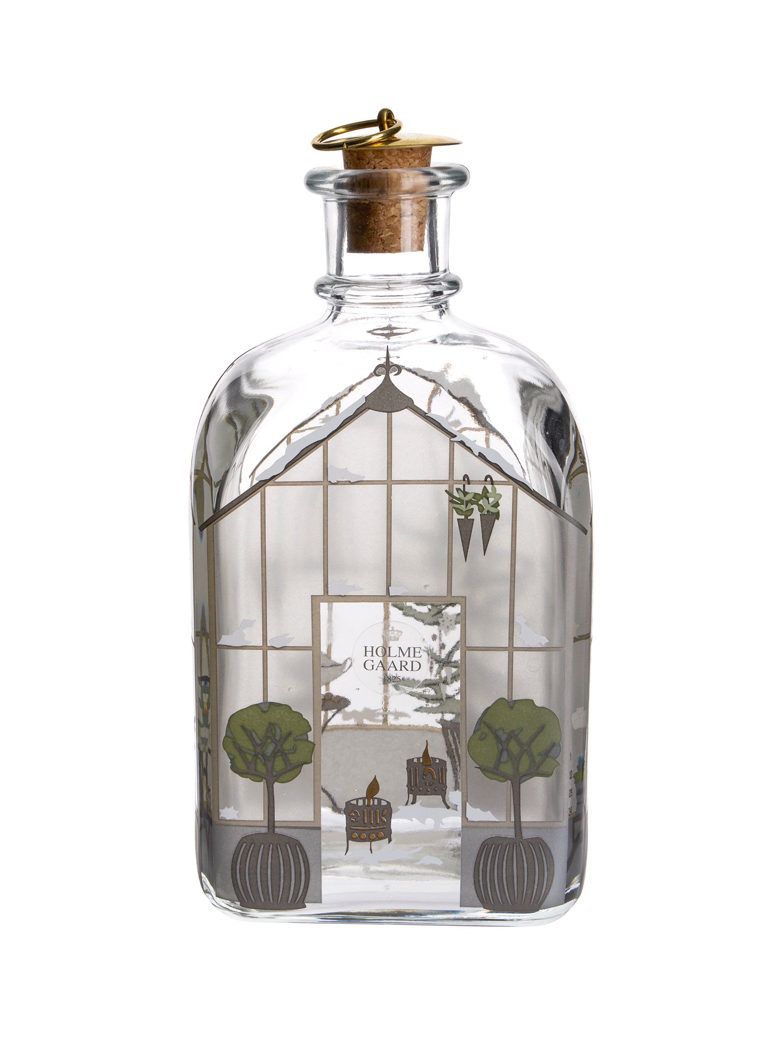 Vintage Holmegaard Conservatory Christmas Tree Decanter Weston Table