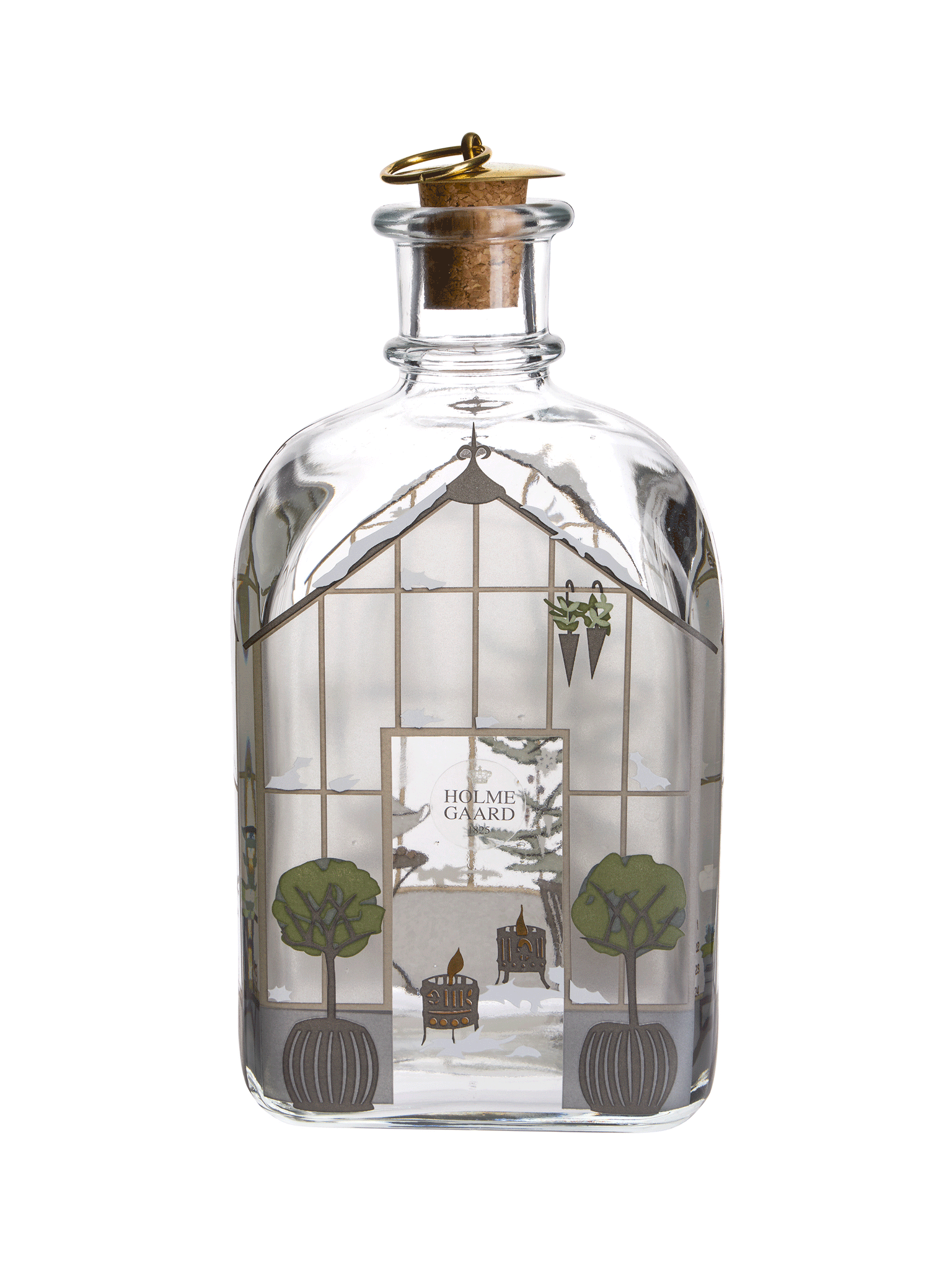 Vintage Holmegaard Conservatory Christmas Tree Decanter Weston Table