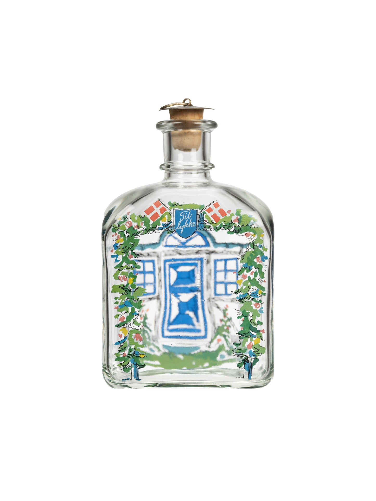 Vintage Holmegaard Celebration Glass Decanter Weston Table