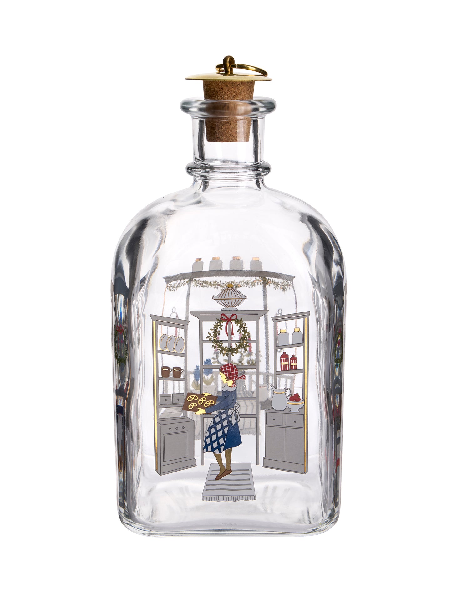 Vintage Holmegaard Holiday Baking Glass Decanter Weston Table