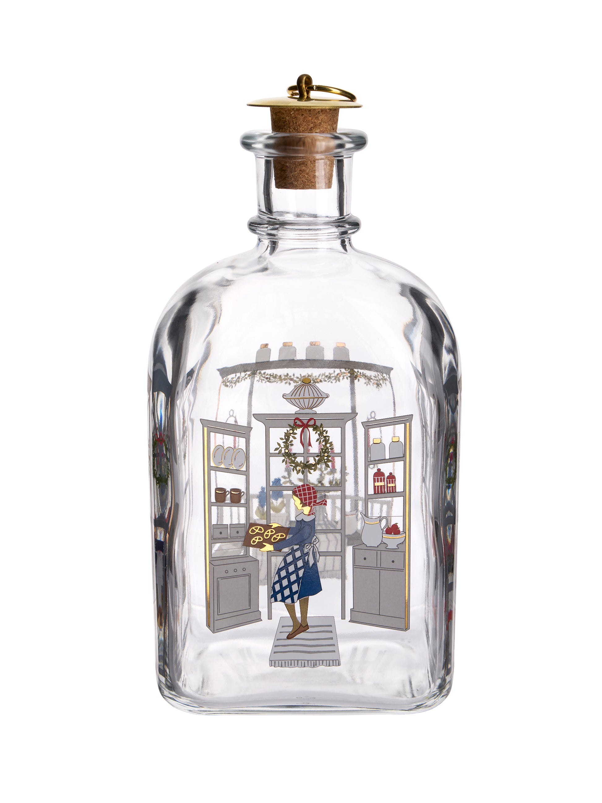 Vintage Holmegaard Holiday Baking Glass Decanter Weston Table