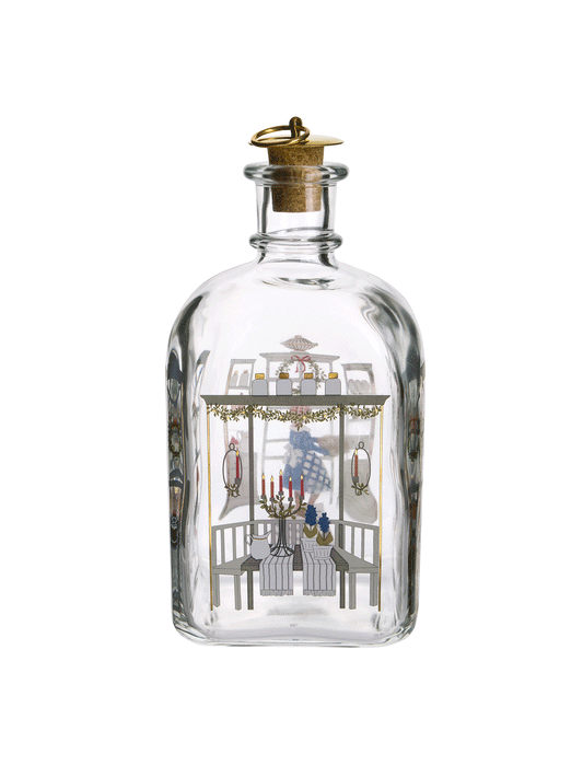 Vintage Holmegaard Holiday Baking Glass Decanter Weston Table