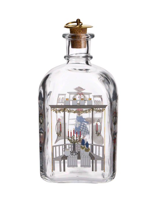 Vintage Holmegaard Holiday Baking Glass Decanter Weston Table