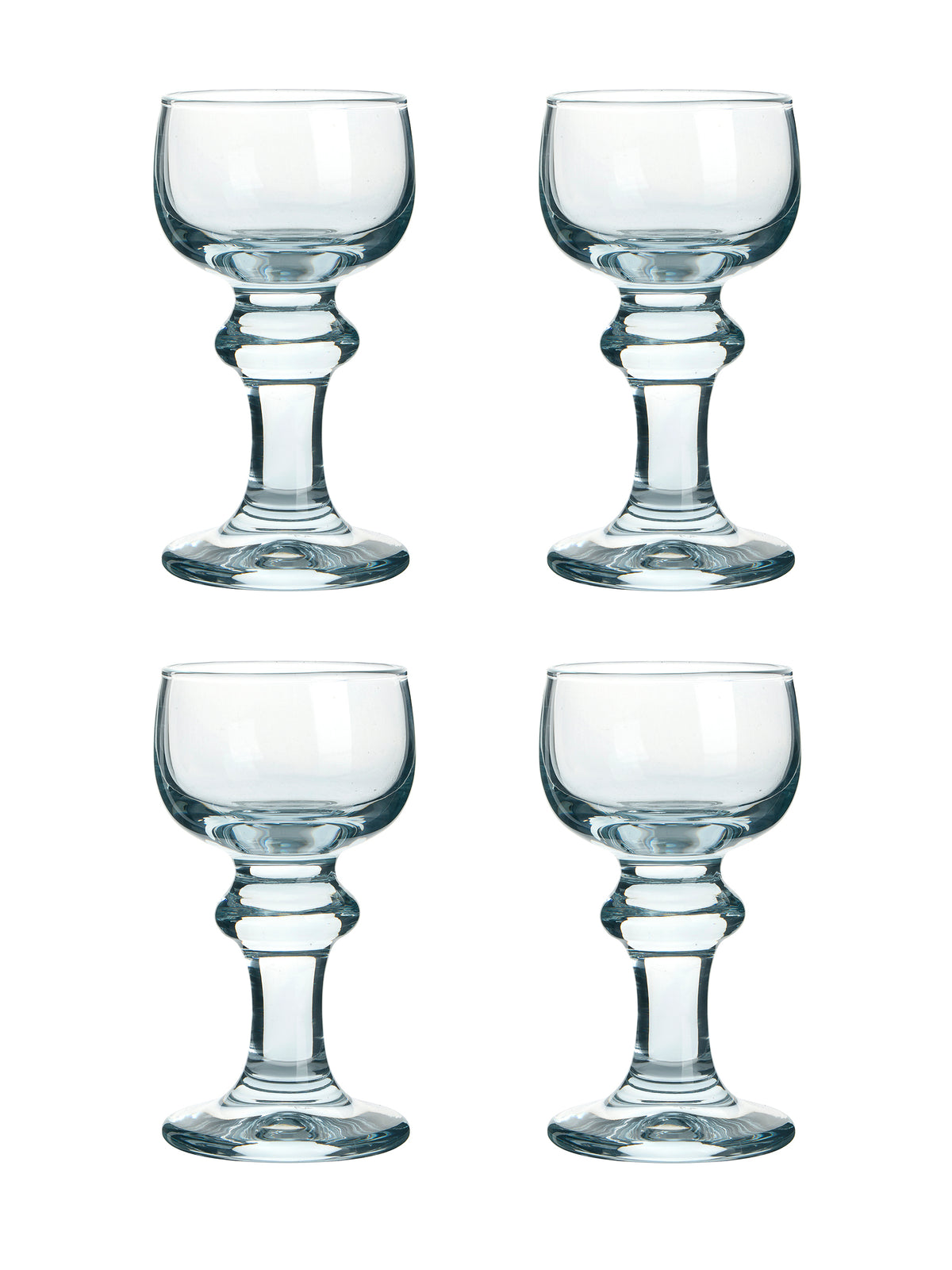 Vintage Holmegaard Hunter Glasses Set of Four Weston Table