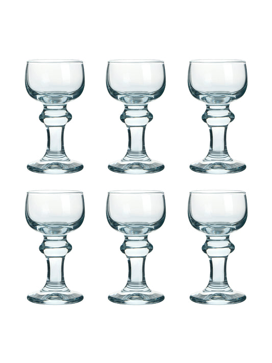 Vintage Holmegaard Hunter Glasses Set of Six Weston Table