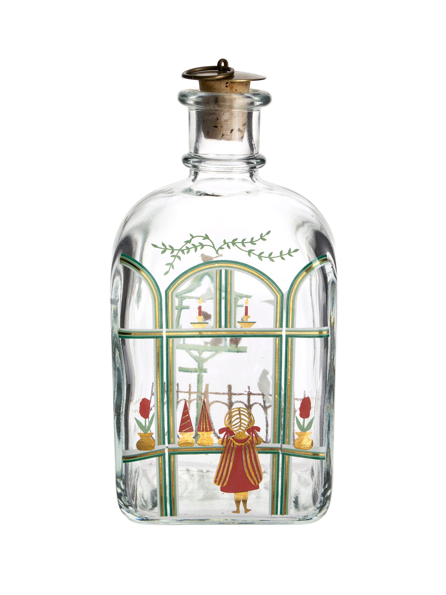 Vintage Holmegaard In the Park Birds Glass Decanter Weston Table