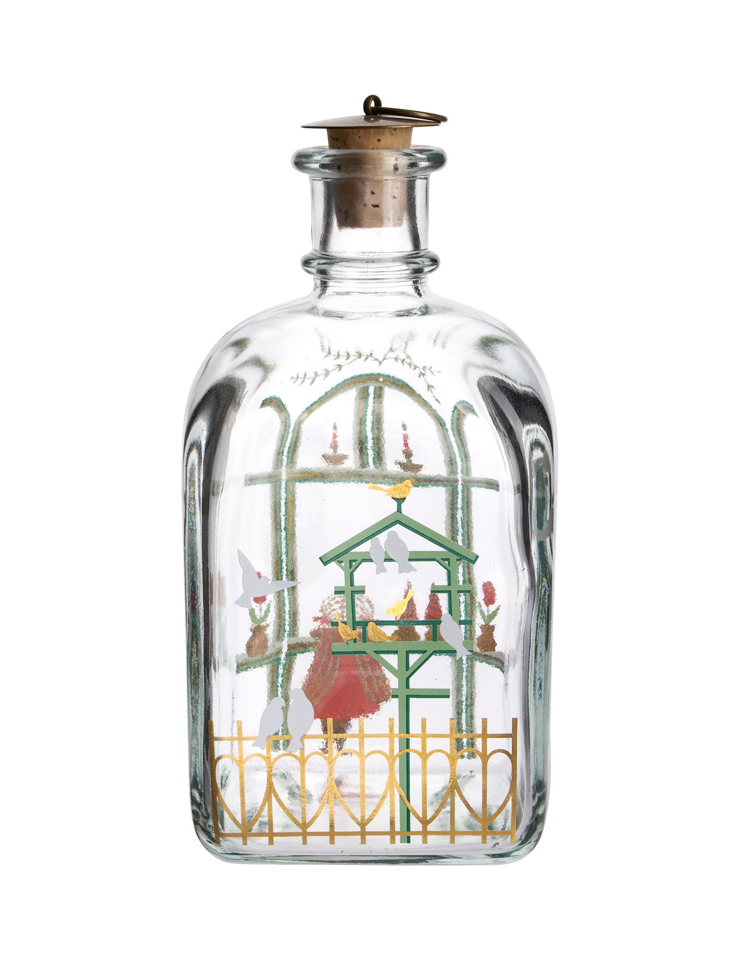 Vintage Holmegaard In the Park Birds Glass Decanter Weston Table