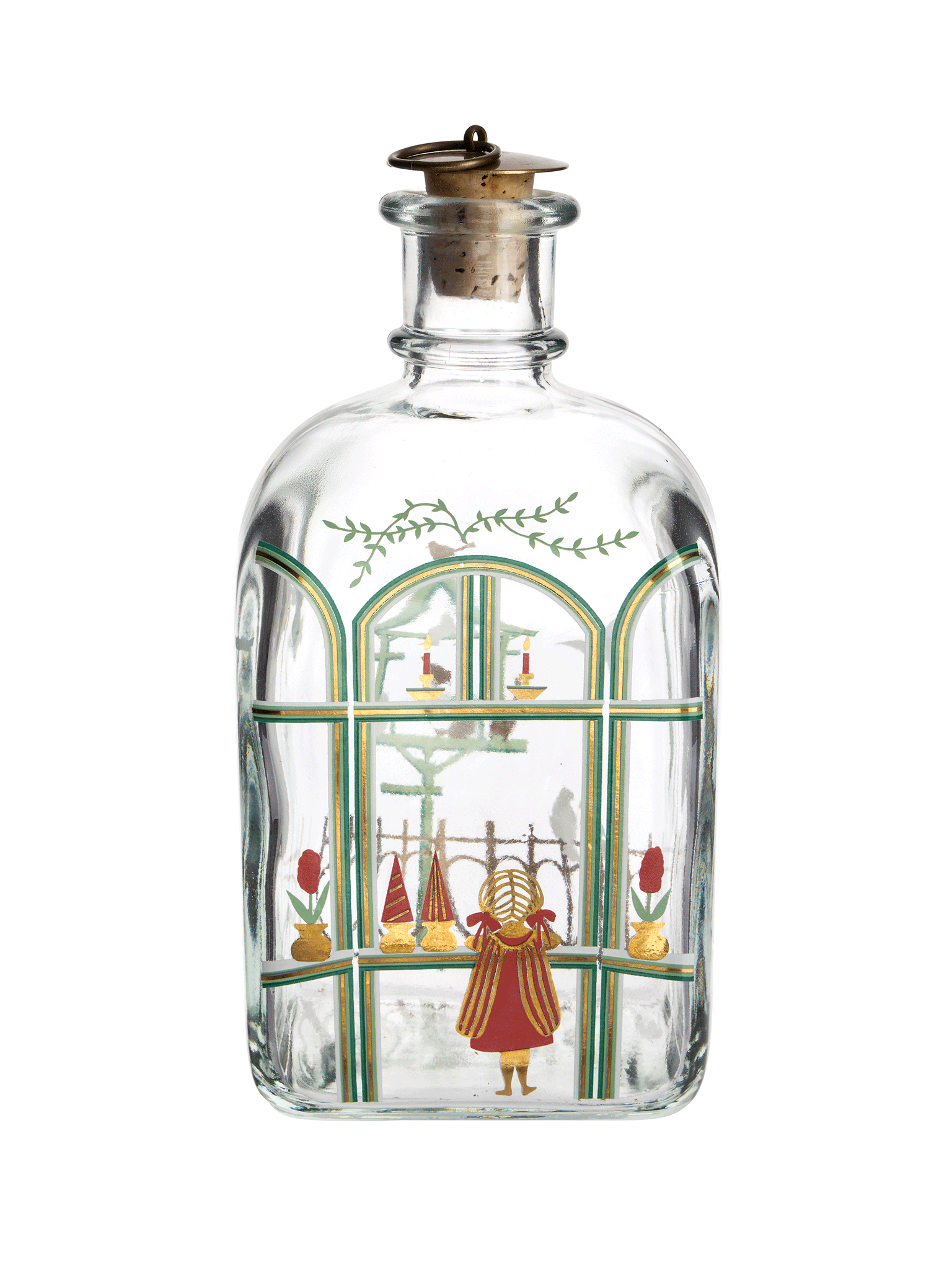 Vintage Holmegaard In the Park Birds Glass Decanter Weston Table