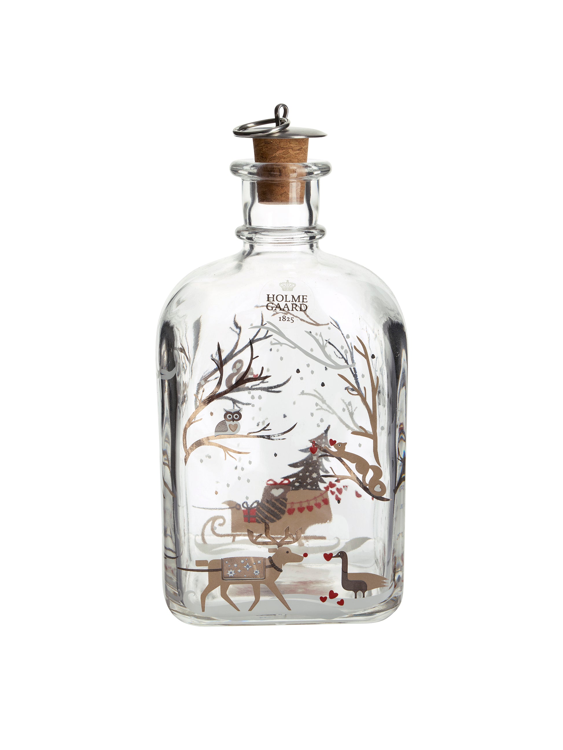 Vintage Holmegaard Reindeer and Sleigh Decanter Weston Table