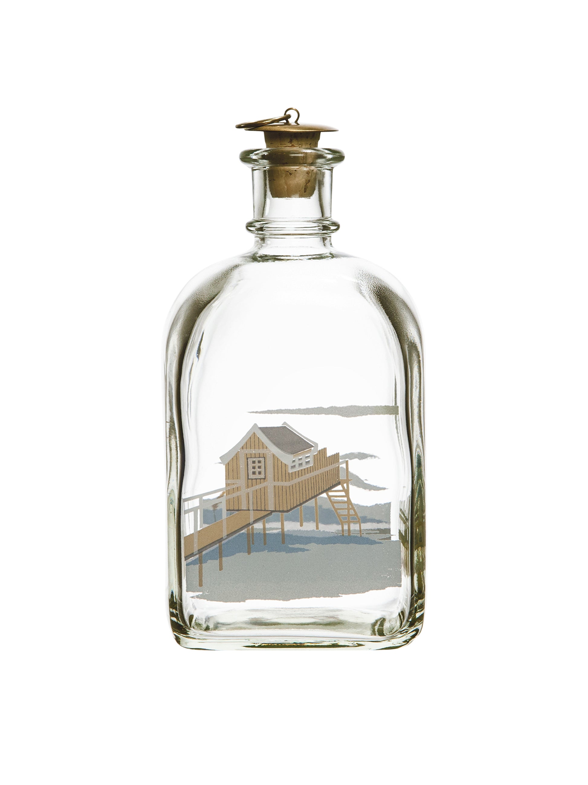 Vintage Holmegaard Seaside Glass Decanter Weston Table