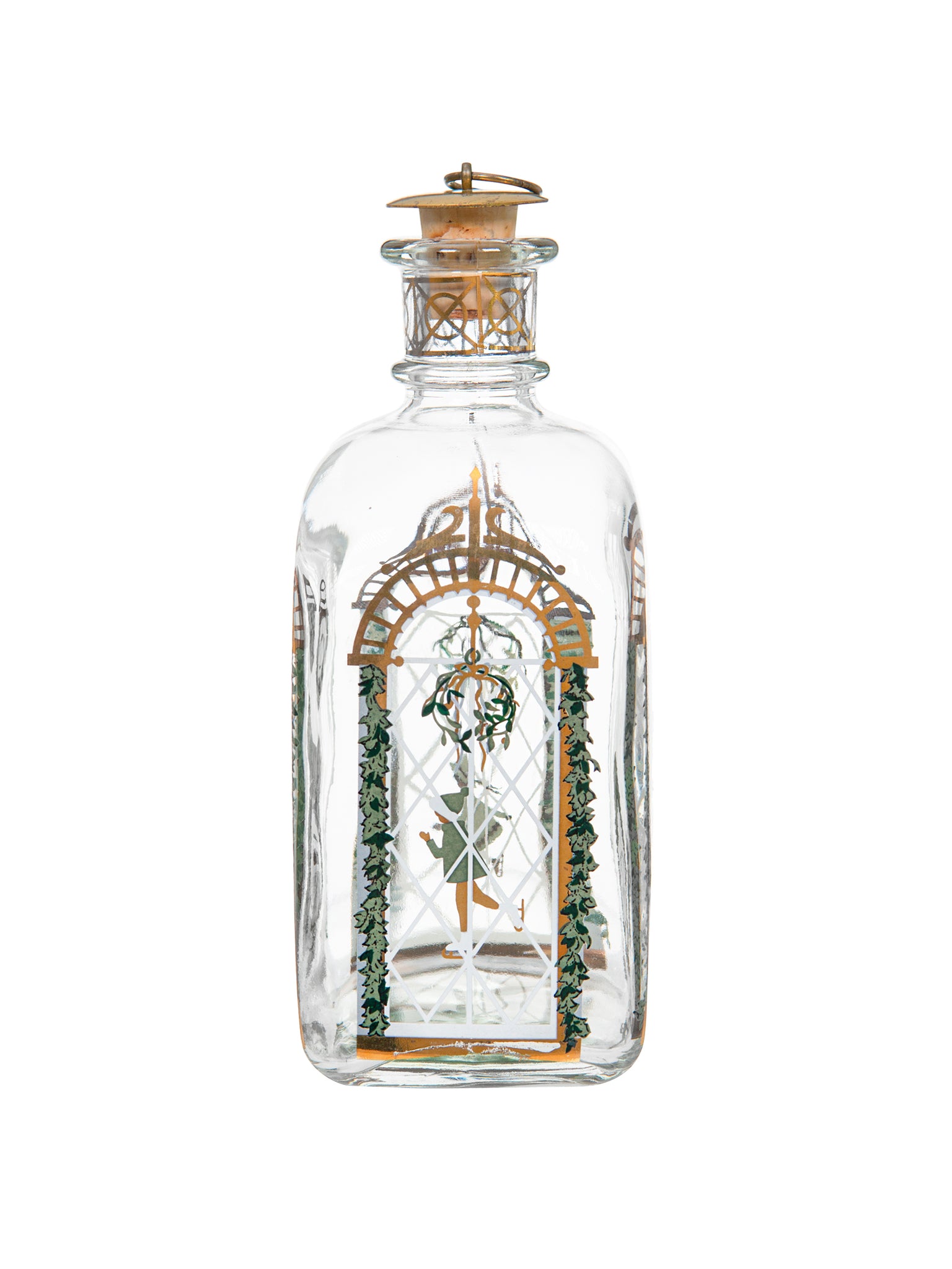 Vintage Holmegaard Skating in the Woods Decanter Weston Table