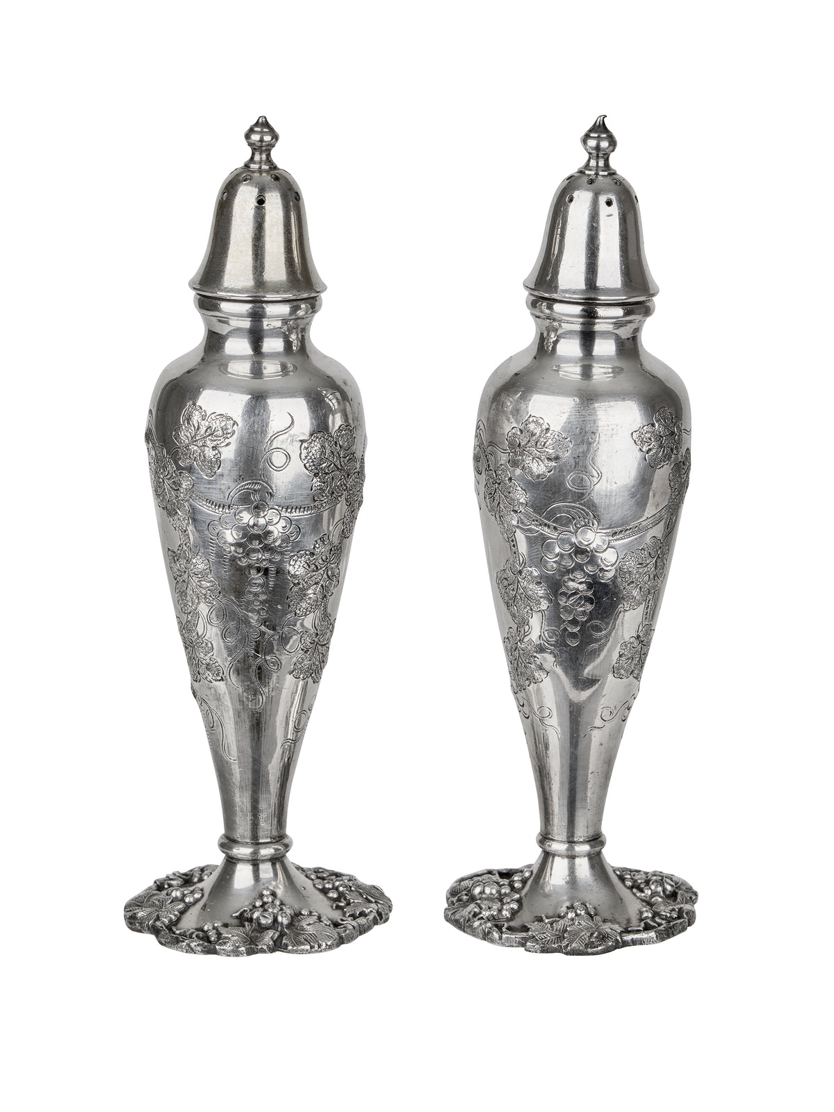 Vintage Hotel Silver Salt & Pepper Shakers Four Weston Table