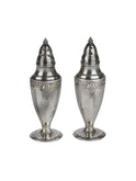 Vintage Hotel Silver Salt & Pepper Shakers Weston Table