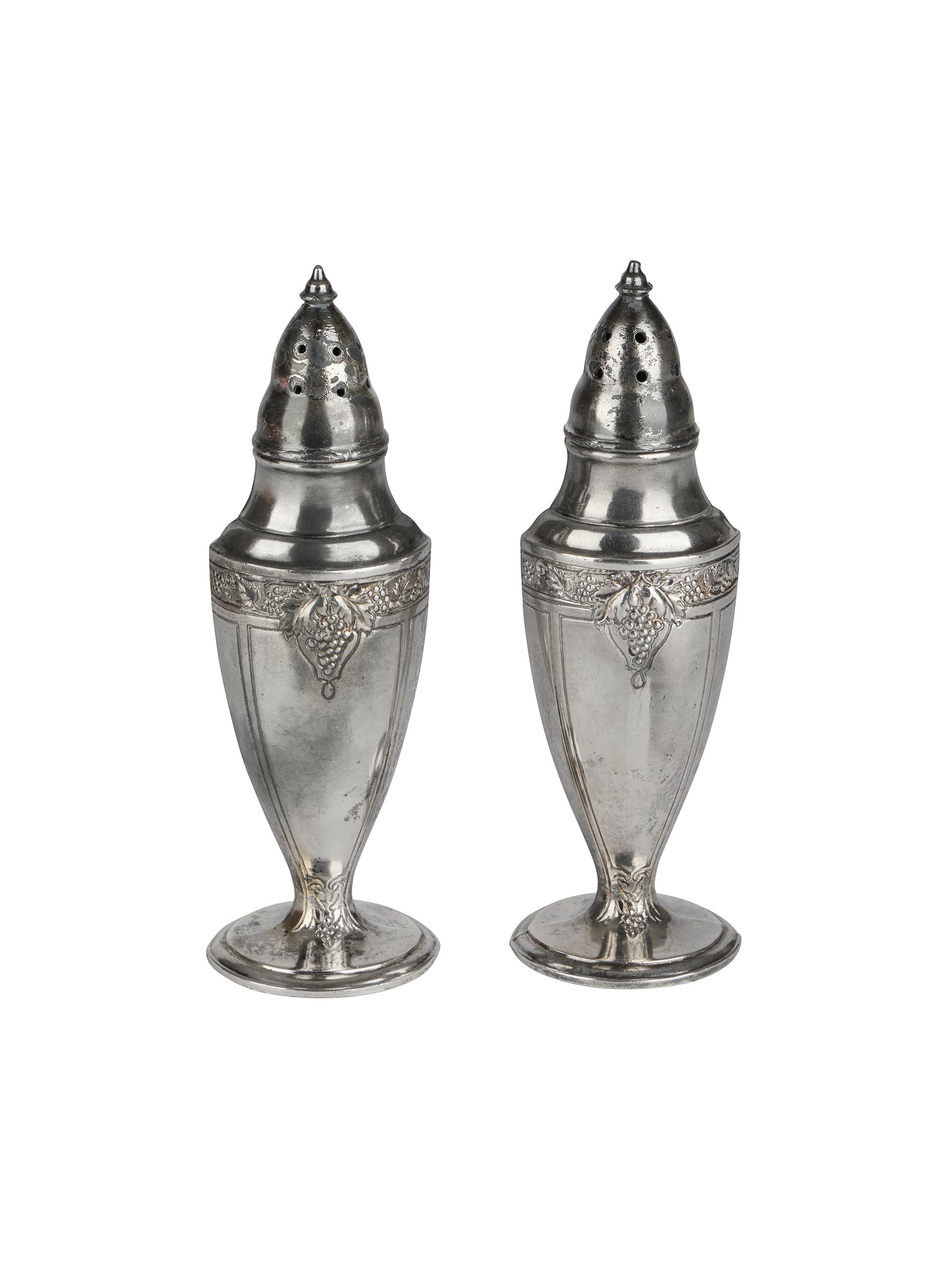 Vintage Hotel Silver Salt & Pepper Shakers Weston Table