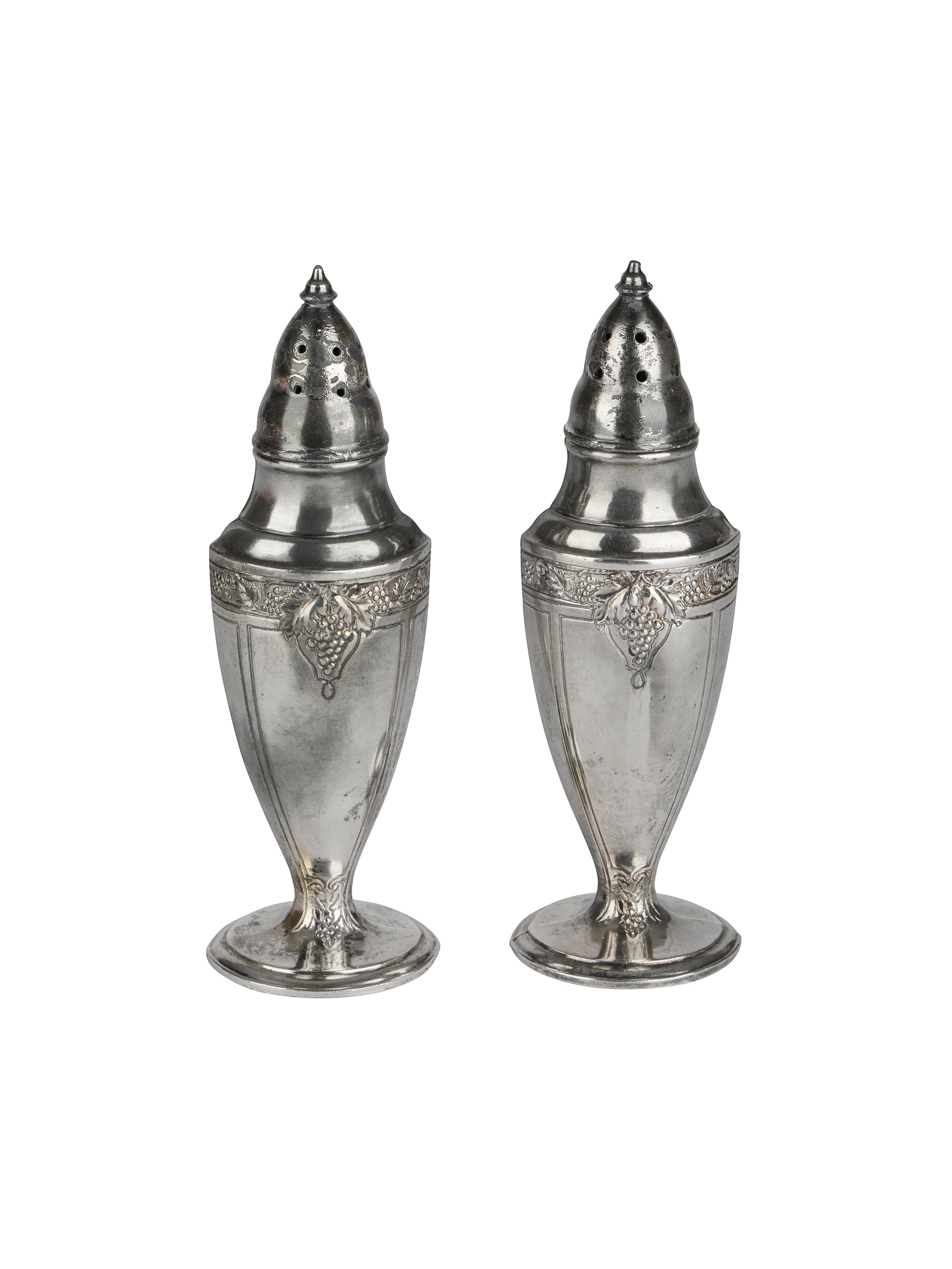 Vintage Hotel Silver Salt & Pepper Shakers Weston Table