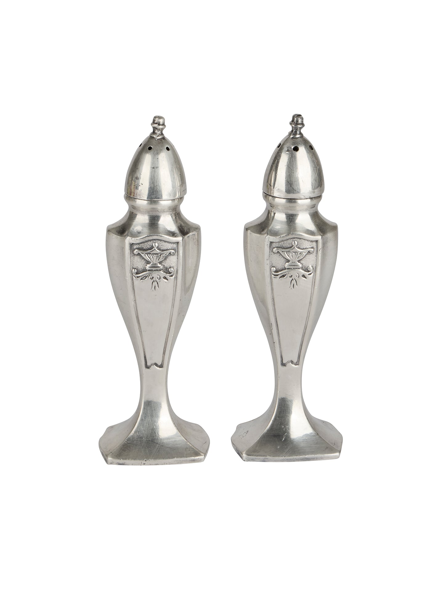 Vintage Hotel Silver Salt & Pepper Shakers Weston Table