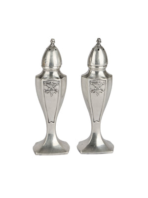  Vintage Hotel Silver Salt & Pepper Shakers Weston Table 