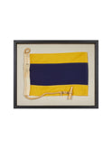 Vintage 1930s International Code Sailing Flag D Weston Table