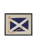 Vintage 1930s International Code Sailing Flag M Weston Table