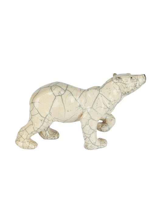 Vintage Isabelle Bourgne Polar Bear Sculpture Weston Table