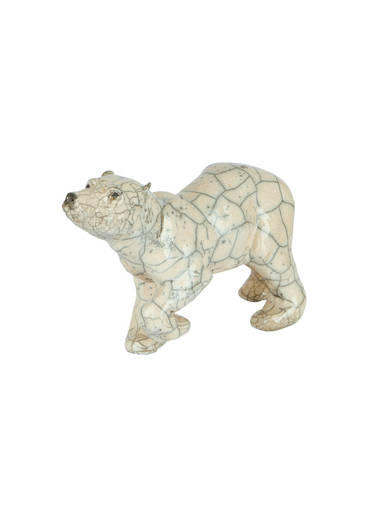 Vintage Isabelle Bourgne Polar Bear Sculpture Weston Table