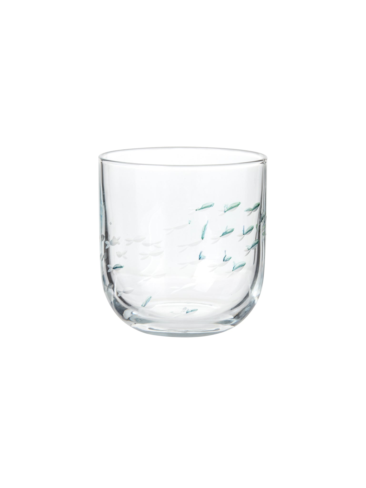 Vintage Italian Etched Fish Glasses Weston Table