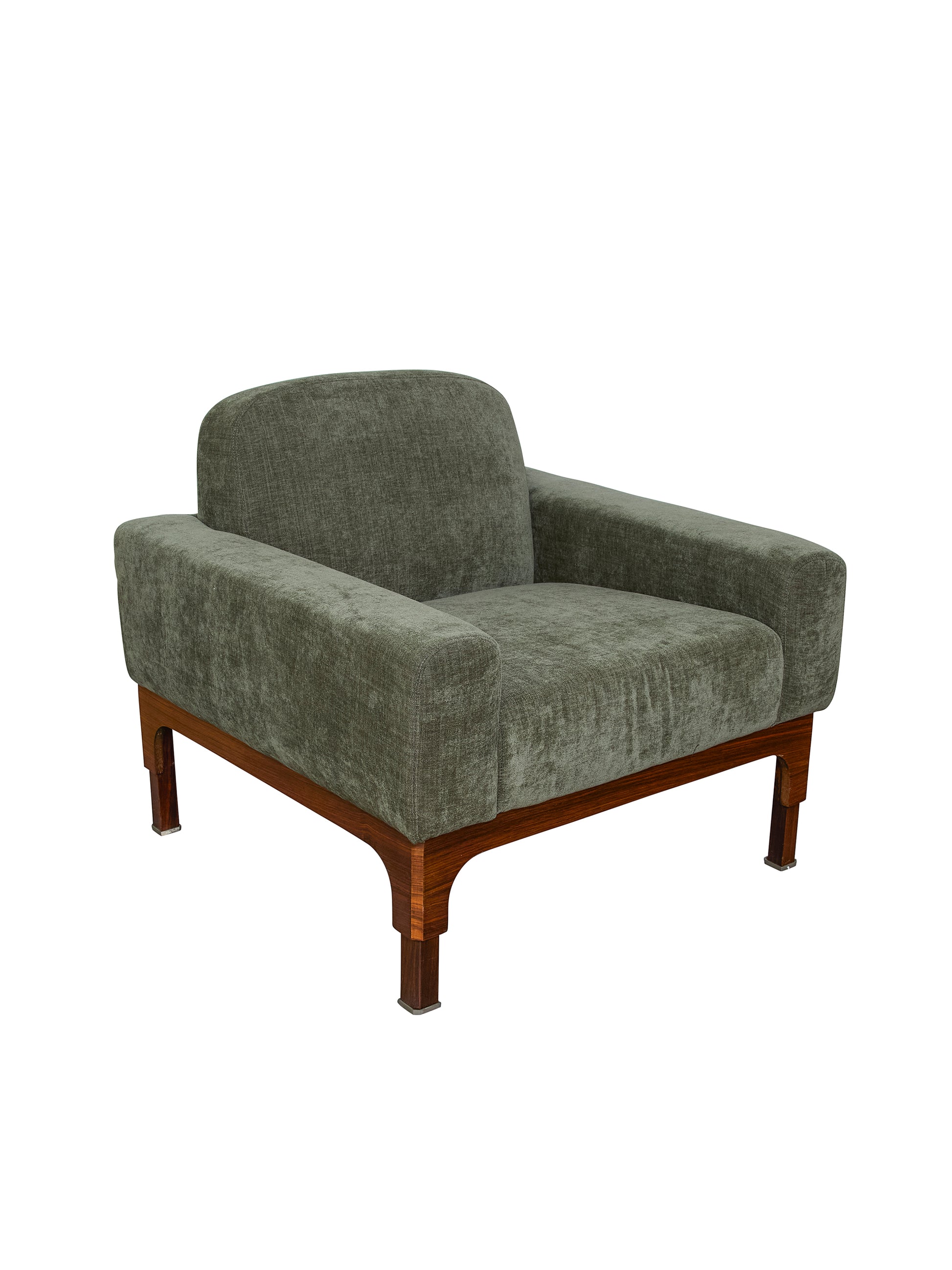 Vintage Italian Mid Century Modern Club Chair Weston Table