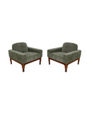 Vintage Italian Mid Century Modern Club Chair Weston Table