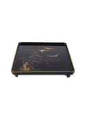 Vintage Japanese Lacquerware Footed Plate One Weston Table