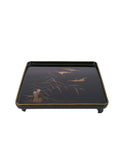 Vintage Japanese Lacquerware Footed Plate Three Weston Table