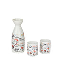 Vintage Japanese Sake Set Small Weston Table