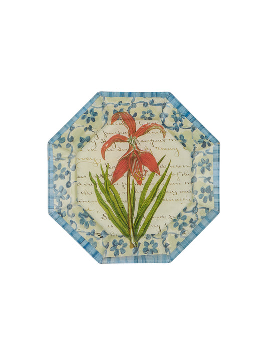 Vintage John Derian Blue & White Flower Plate One Weston Table