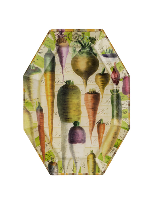 Vintage John Derian Decoupage Root Vegetable Platter Weston Table