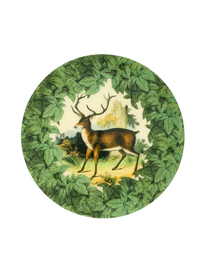  Vintage John Derian Decoupage Stag Platter Weston Table 