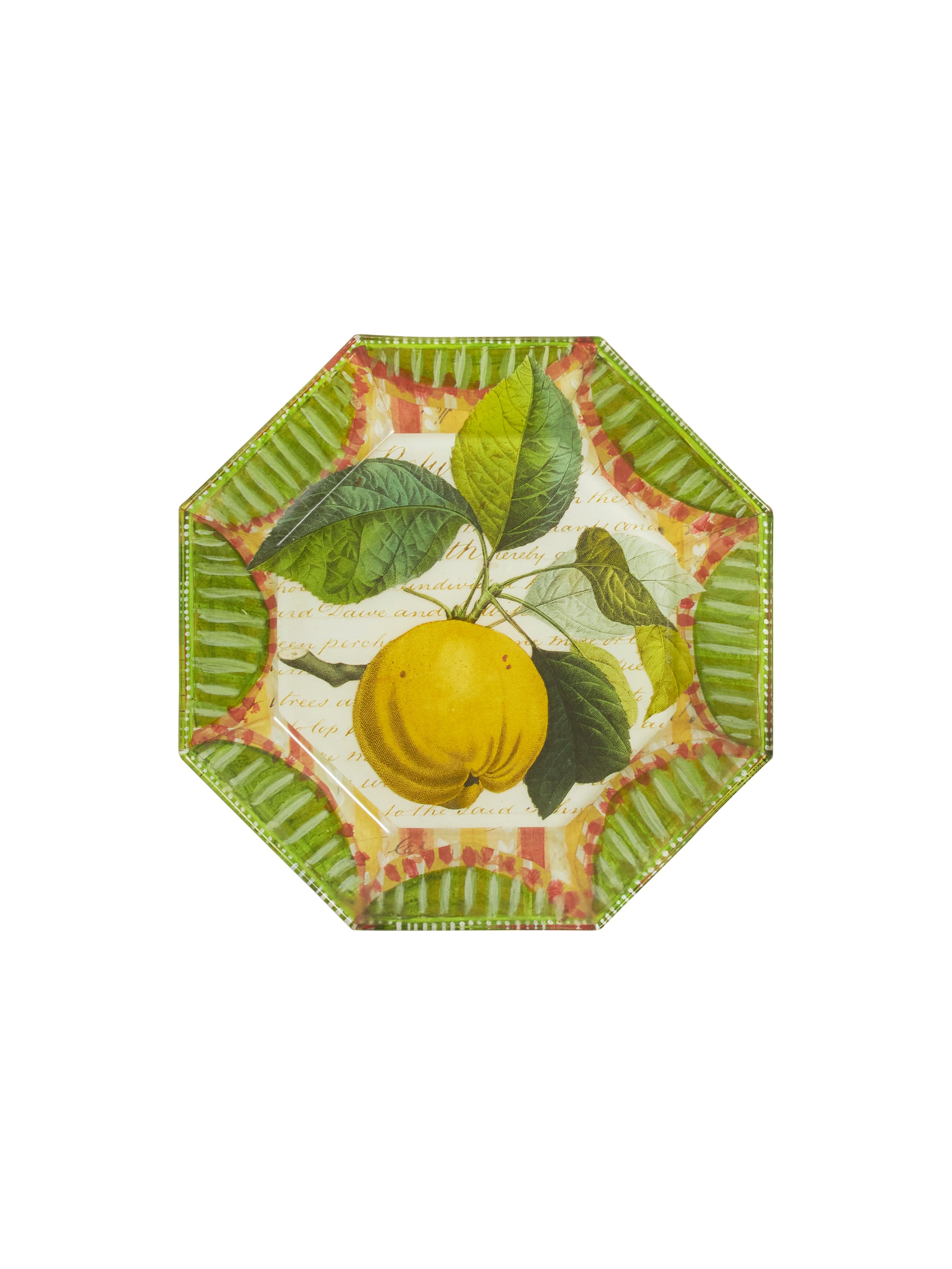 Vintage John Derian Fruit Plate Quince Weston Table