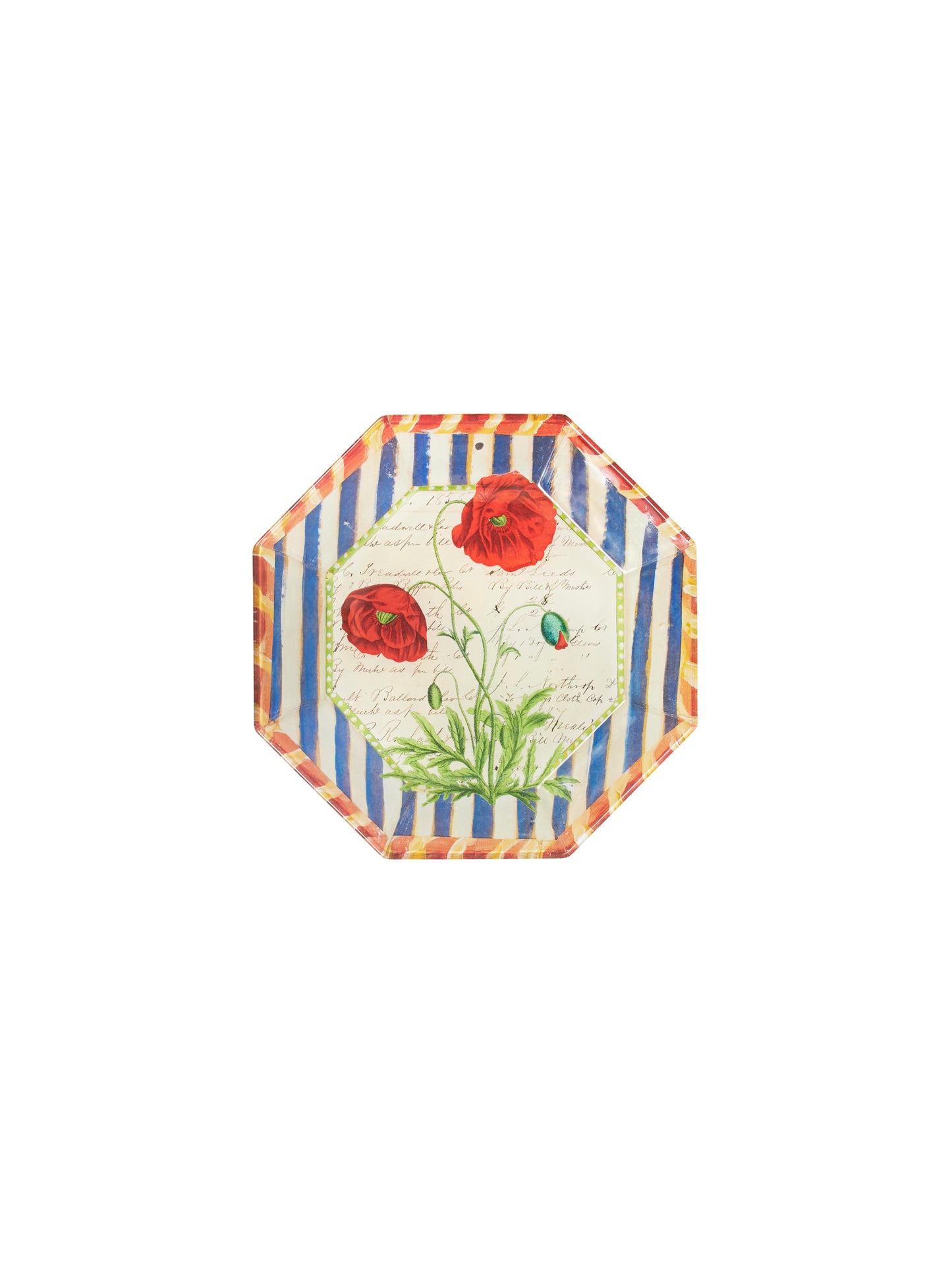 Vintage John Derian Octagonal Flower Plates Weston Table