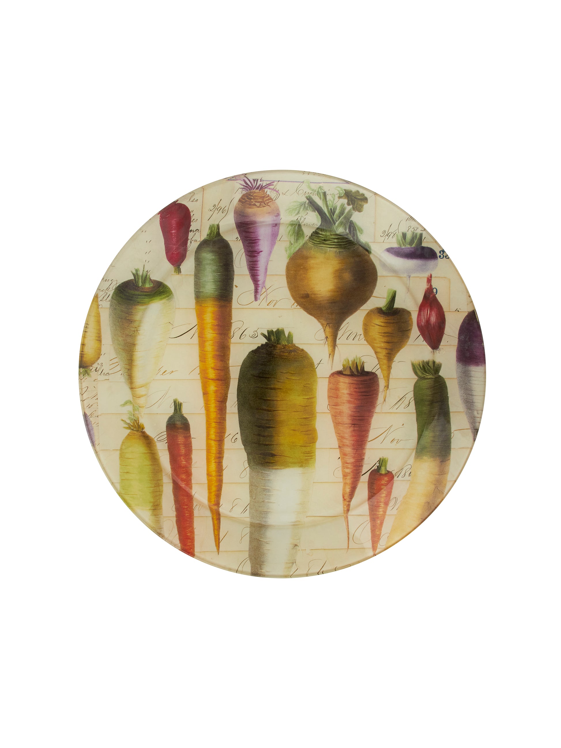 Vintage John Derian Root Vegetable Round Plate Weston Table