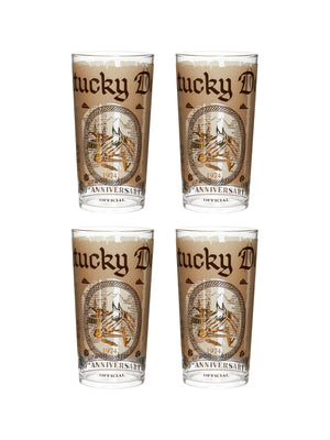  Vintage Kentucky Derby 100th Anniversary Mint Julep Glasses Set of Four Weston Table 