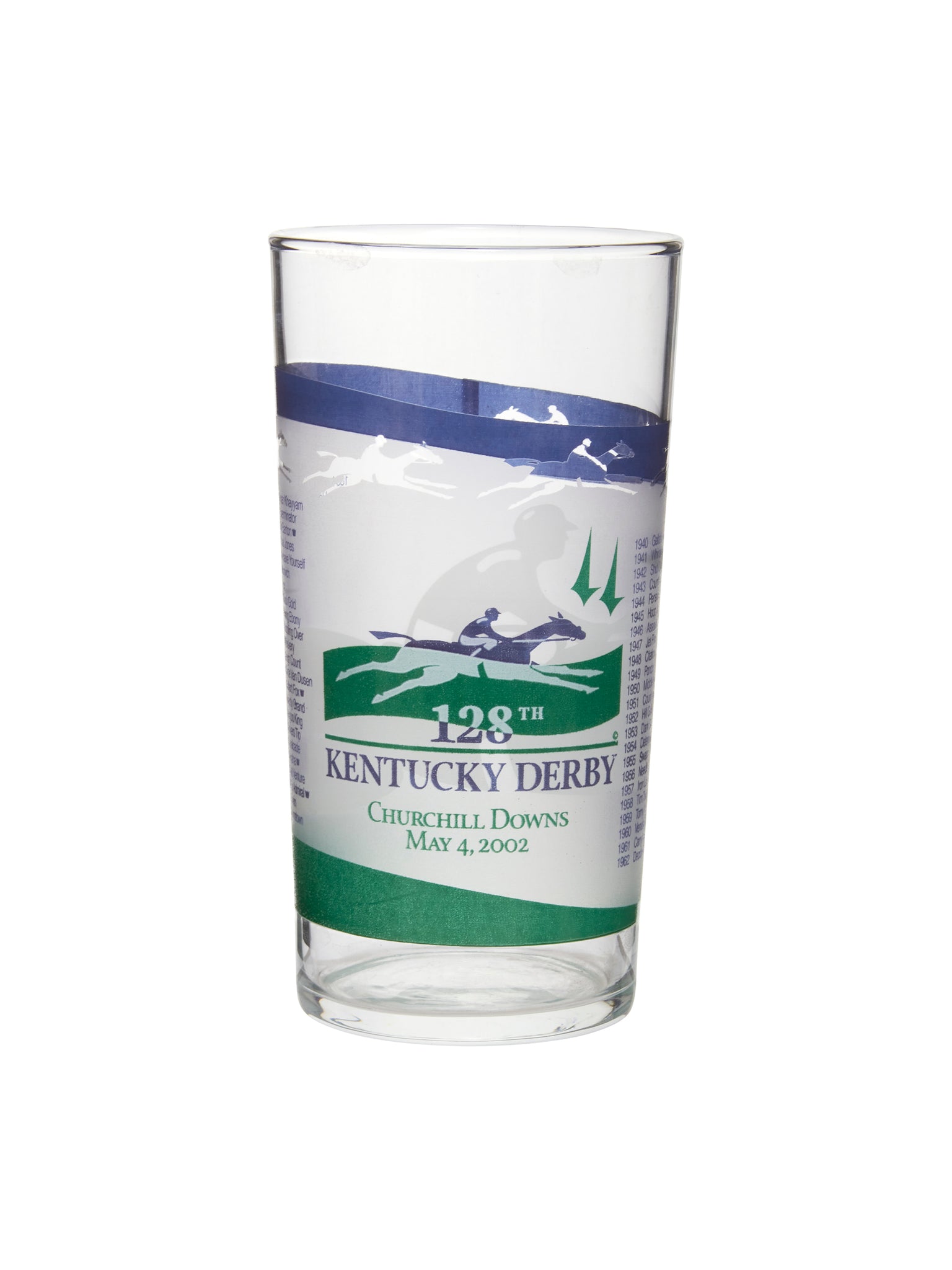 Vintage Kentucky Derby 128th Mint Julep Glasses Weston Table