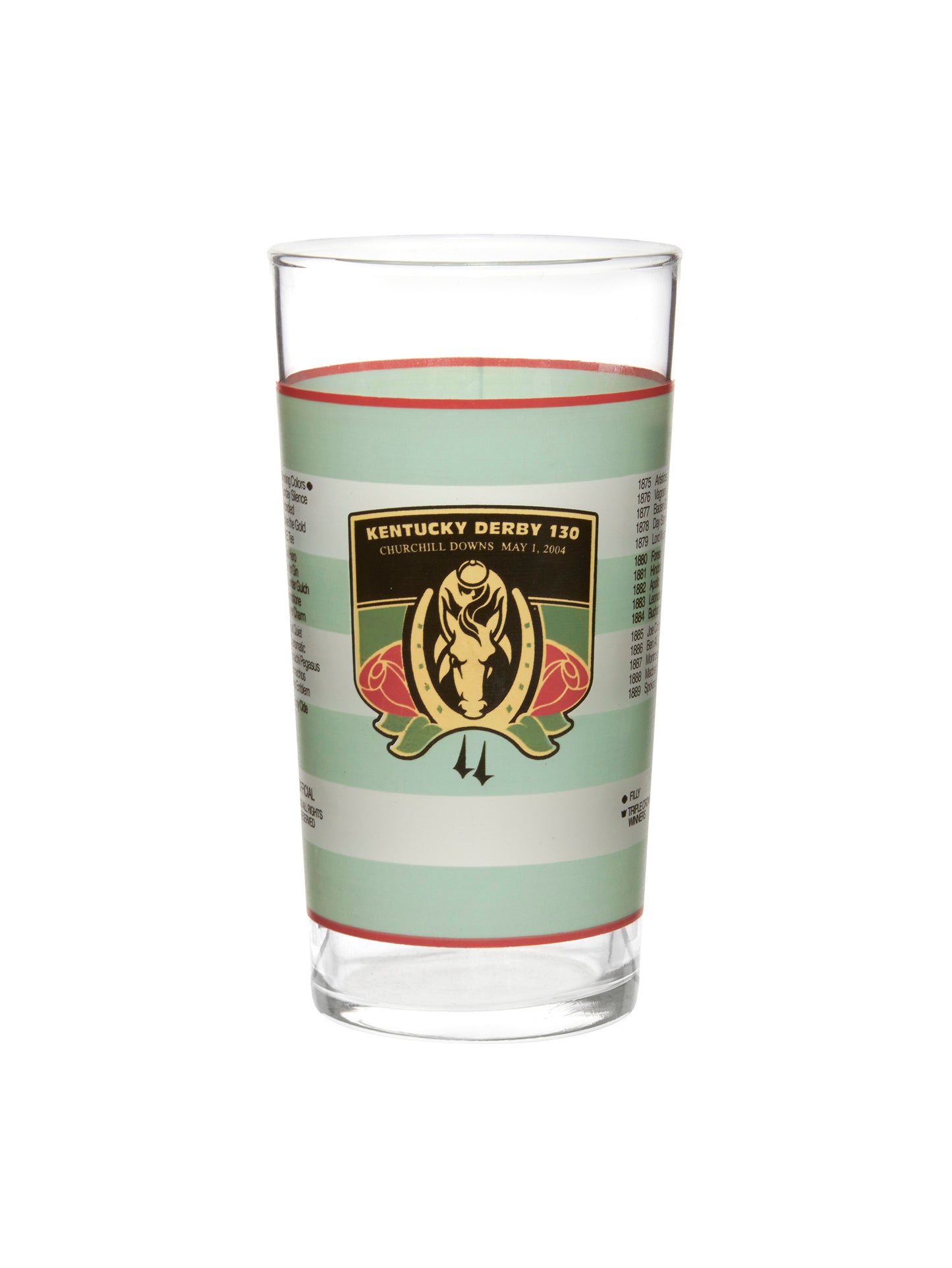 Vintage Kentucky Derby 130th Mint Julep Glasses Weston Table